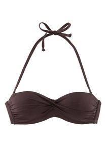 Lascana, Damen Bikinitop, Dunkelbraun