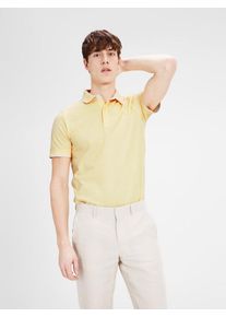 Jack & Jones JACK & JONES, Herren Poloshirt Baumwollpikee, Gelb