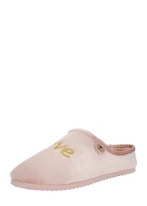 flip*flop, Damen Slipper 'velvet words', Gold / Rosa