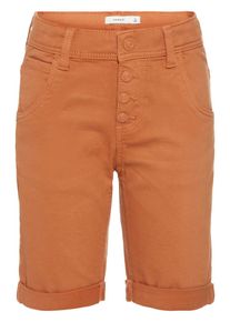 name it, 'Sofus' Slim Fit Shorts, Orange