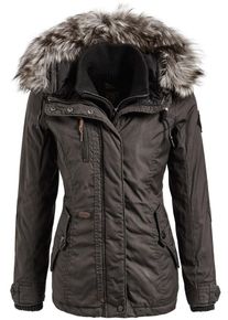 Khujo, Damen Parka 'ATALIA', Dunkelgrau