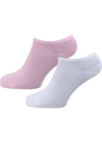 Tommy Hilfiger, Damen Socken, Rosa / Wei&szlig;