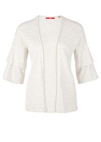 s.Oliver RED LABEL, Damen Strickjacke, Naturwei&szlig;