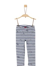 s.Oliver Junior, Mädchen Leggings, Taubenblau / Weiß