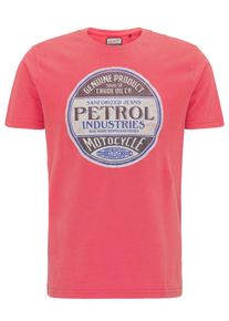 PETROL INDUSTRIES, Herren T-Shirt, Blau / Graphit / Hellgrau / Lachs