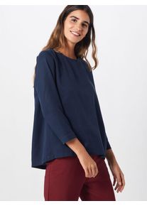 Selected Femme, Damen Bluse 'SLFTONIA 7/8 BACK TIE TOP', Dunkelblau