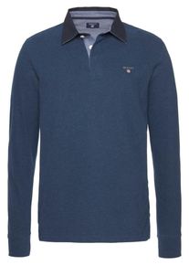 Gant, Herren Shirt 'The Original Heavy Rugger', Marine