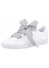 Puma, Damen Sneaker 'Basket Heart Wos', Wei&szlig;