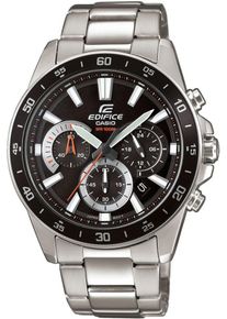 Casio, Herren Edifice Chronograph 'EFV-570D-1AVUEF', Schwarz / Silber