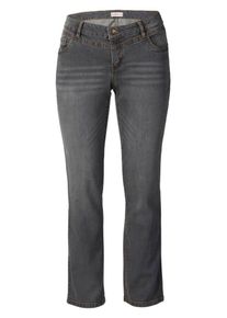 sheego Denim, Damen Denim Stretch-Jeans mit geradem Schnitt, Grey Denim