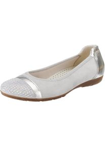 Gabor, Damen Klassische Ballerinas, Grau / Silber