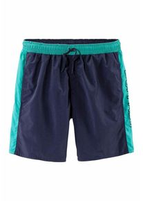 Buffalo, Herren Badeshorts, Navy / T&uuml;rkis