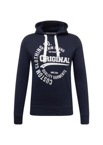 Tom Tailor Denim, Herren Sweatshirt, Navy / Weiß