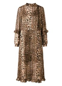 Y.A.S, Damen Kleid, Braun / Hellbraun / Schwarz