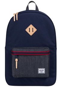 HERSCHEL, Herren Rucksack 'Heritage', Navy / Graumeliert / Pastellorange / Rot
