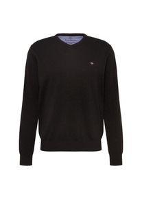 Fynch-Hatton, Herren Pullover 'V-Neck NOS', Anthrazit