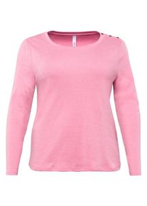 sheego Basic, Damen Shirt, Rosé