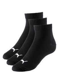Puma, Herren 3 Paar Socken, Schwarz