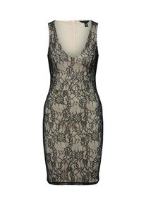New Look, Damen Bodycon Kleid, Nude / Schwarz