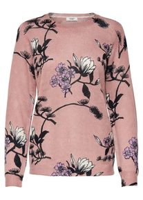 Jacqueline de Yong, Damen Pullover, Rauchblau / Ros&eacute;