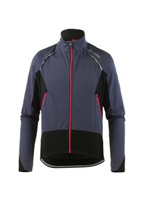 L&ouml;ffler L&ouml;ffler, Herren L&ouml;ffler Ventsiro WS Softshell Light Fahrradjacke, Graphit / Rot / Schwarz