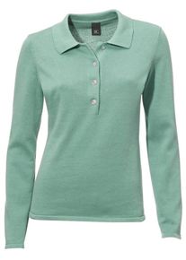 Heine, Damen Polo-Pullover, Jade