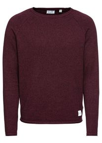 Only & Sons Only & Sons, Herren Pullover 'onsALEXO RAGLAN CREW NECK KNIT NOOS', Weinrot
