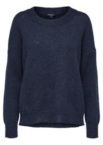 Selected Femme, Damen Strickpullover, Dunkelblau