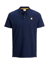 Jack & Jones JACK & JONES, Herren Poloshirt, Marine / Limone
