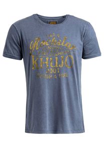 Khujo, Herren Shirt 'TAZZ', Himmelblau