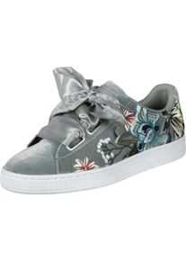 Puma, Damen Sneaker 'Basket Heart Hyper Emb W', Grau