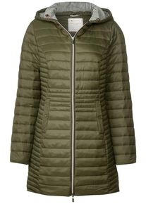 Street One, Damen Mantel mit Steppung, Gr&uuml;n