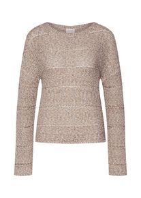 Vila, Damen Pullover 'KYLIE', Oliv / Wei&szlig;