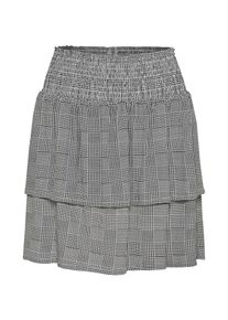 minimum, Damen Rock 'Antoinette', Grau / Wei&szlig;