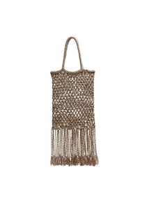 Violeta by Mango, Damen Tasche 'Niza', Nude / Weiß