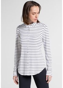 Eterna, Damen Bluse, Marine / Weiß