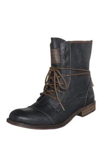 Mustang, Damen Schn&uuml;rstiefelette, Graphit