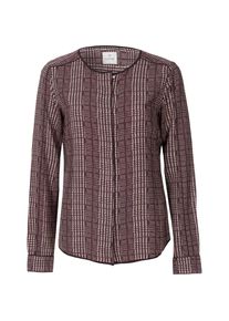 Culture, Damen Bluse, Burgunder / Weiß