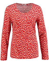 Gerry Weber, Damen T-Shirt, Rot / Dunkelrot / Weiß