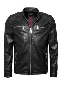 Maze, Herren Lederjacke 'Gun', Schwarz