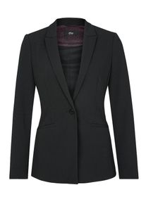 s.Oliver BLACK LABEL, Damen Blazer, Schwarz