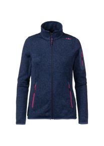 CMP, Damen Fleecejacke, Marine / Pink / Schwarz