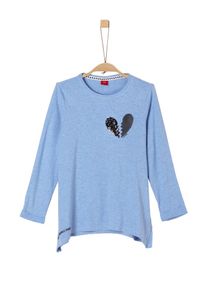 s.Oliver Junior, Mädchen Longsleeve, Hellblau