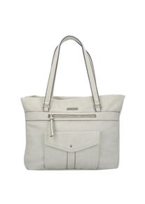Tamaris, Damen Adriana Shopper Tasche 35 cm, Hellgrau