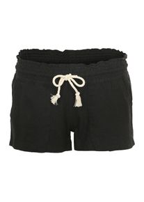 Roxy, Damen Shorts aus Leinen 'Oceanside', Schwarz