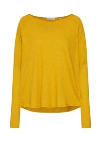 Rich & Royal Rich & Royal, Damen Longsleeve, Dunkelgelb
