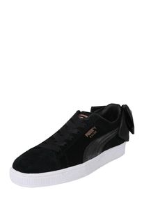 Puma, Damen Veloursleder-Sneaker mit Schleife 'Suede Bow', Schwarz