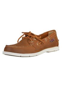 Sebago, Damen Halbschuhe, Cognac / Wei&szlig;
