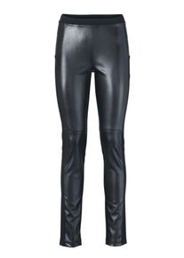 Heine, Damen Bodyform-Lederimitathose, Blau