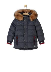 s.Oliver Junior, Winterjacke, Navy / Anthrazit / Rot / Weiß